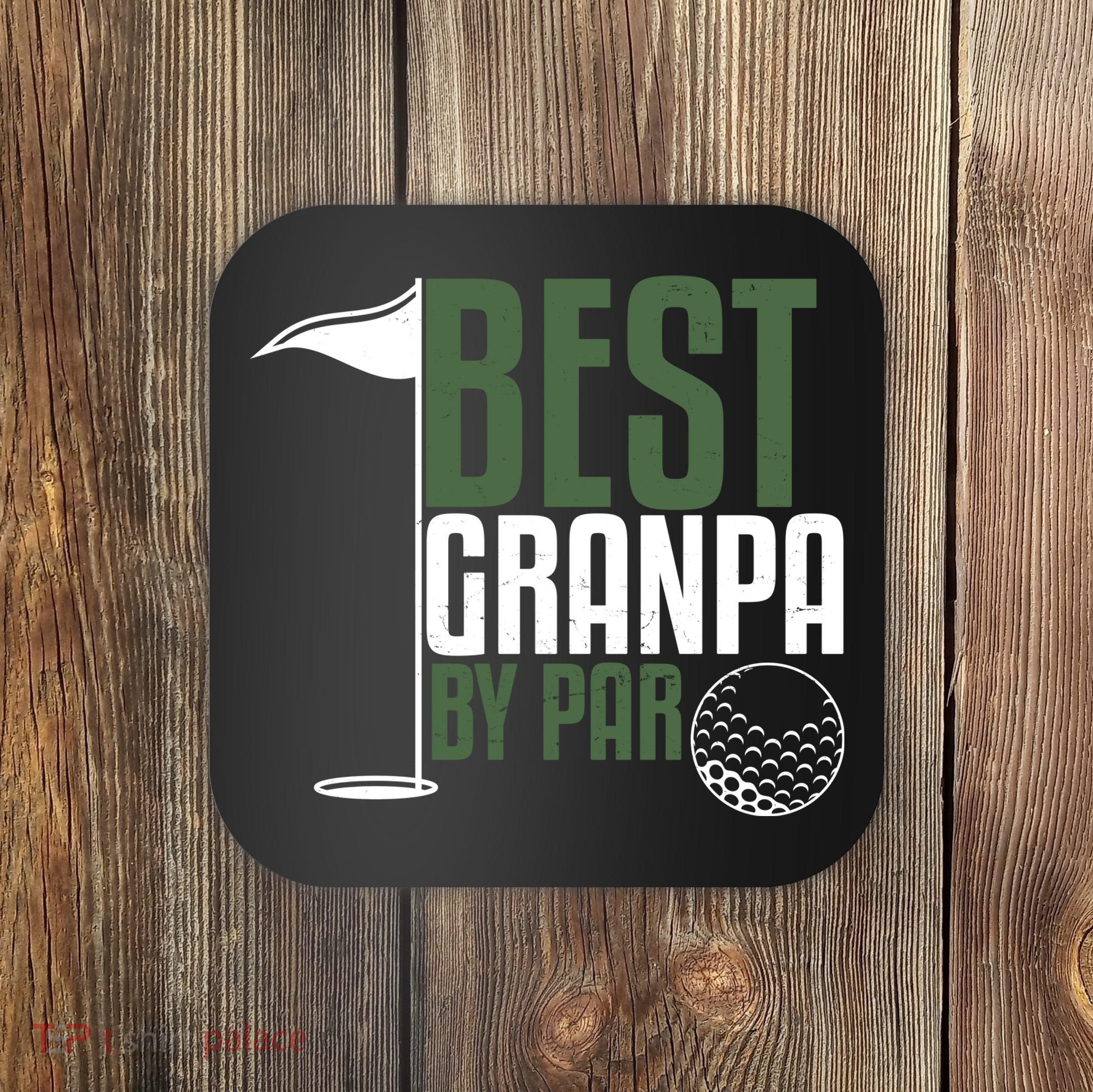 Best Grandpa By Par Fathers Day Golf Coaster