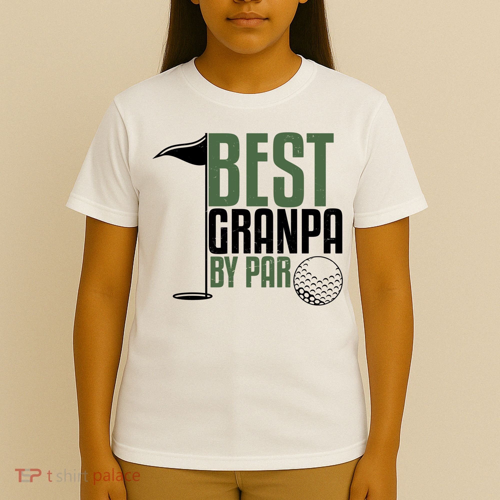 Best Grandpa By Par Fathers Day Golf T-Shirt