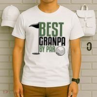Best Grandpa By Par Fathers Day Golf T-Shirt thumb 6