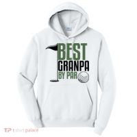 Best Grandpa By Par Fathers Day Golf Tall Hoodie thumb 0
