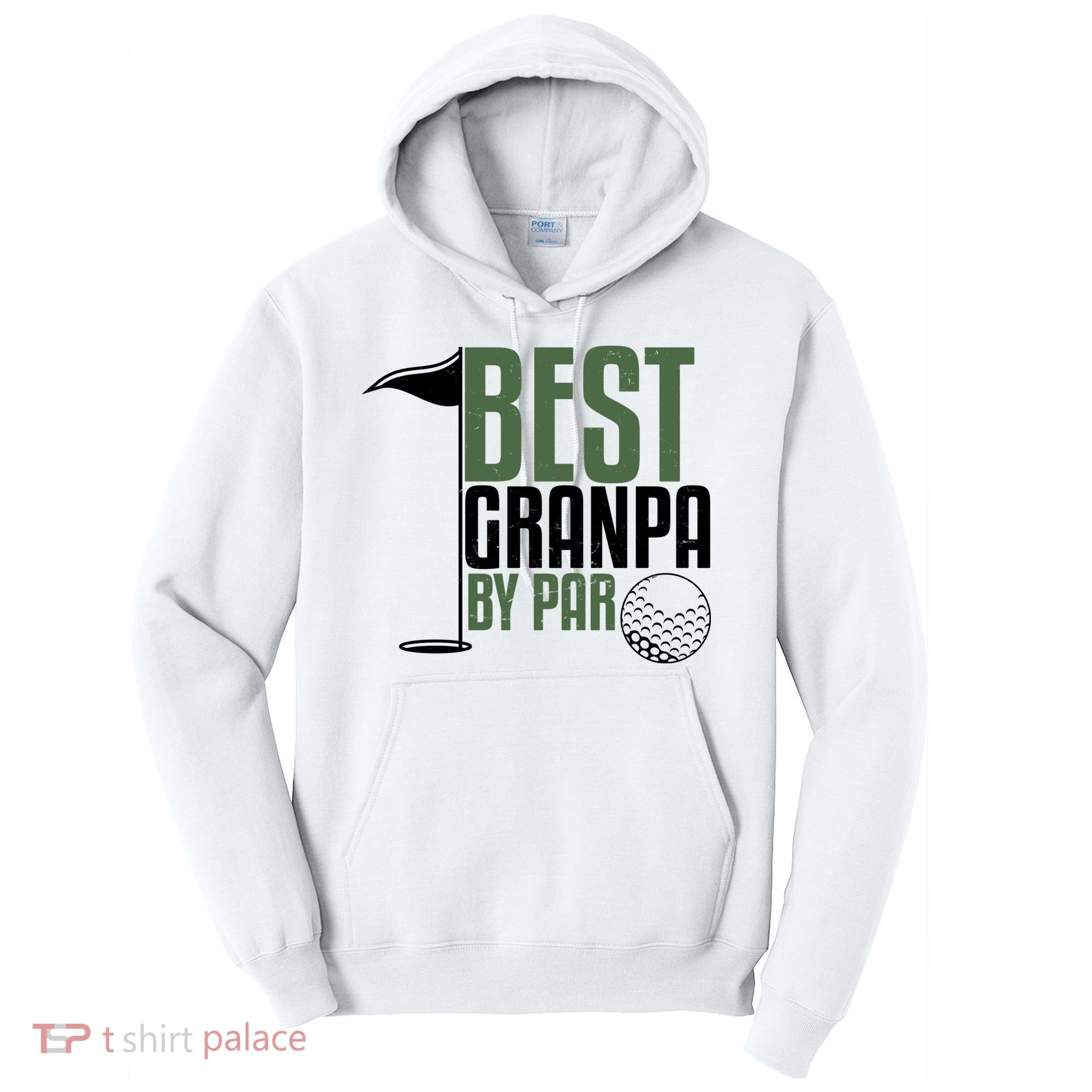 Best Grandpa By Par Fathers Day Golf Tall Hoodie