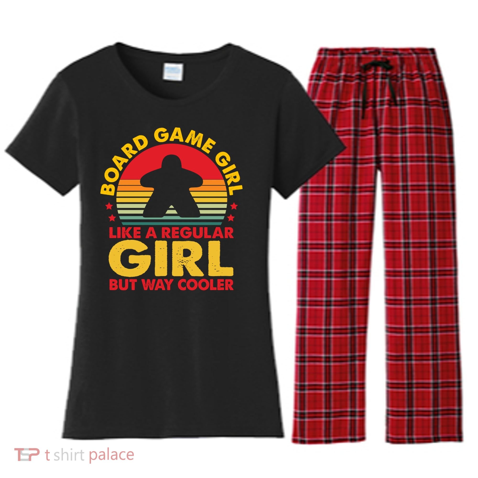 Board Game Board Gamer Board Games Women's Flannel Pajama Set