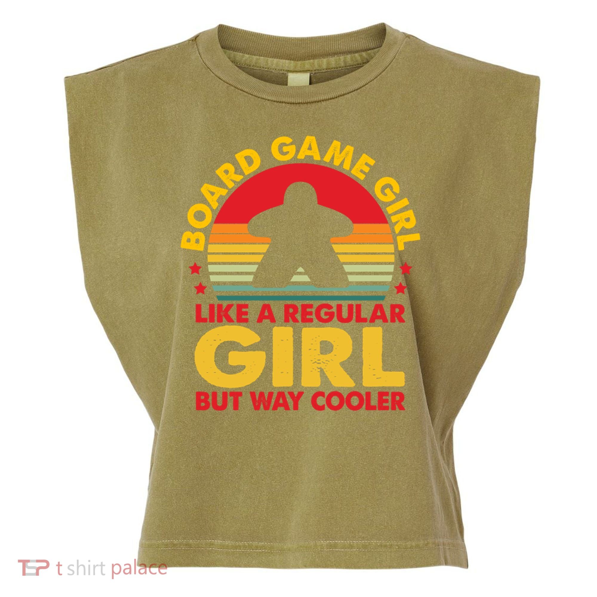 Board Game Board Gamer Board Games Garment-Dyed Women's Muscle Tee