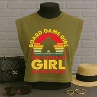 Board Game Board Gamer Board Games Garment-Dyed Women's Muscle Tee thumb 3