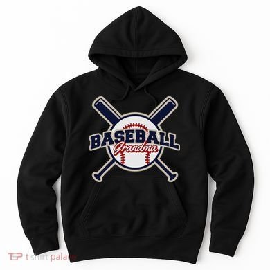 Baseball Grandma Baseball Hoodie
