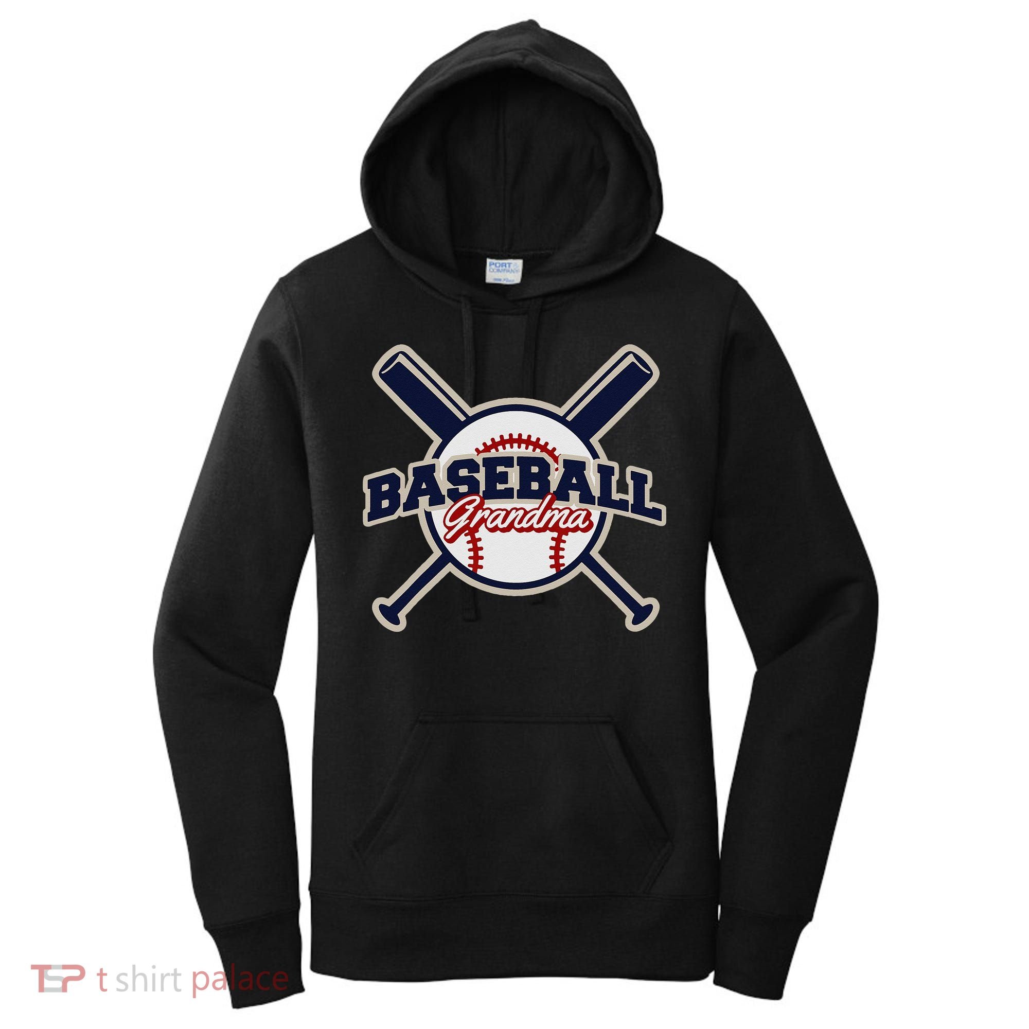 Baseball Grandma Baseball Women's Hoodie