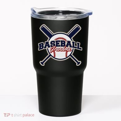 Baseball Grandma Baseball Tumbler