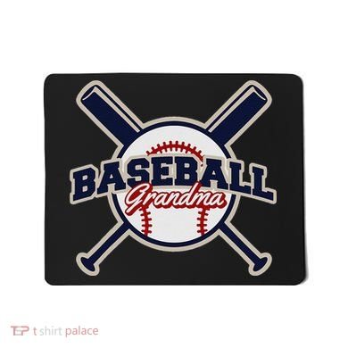 Baseball Grandma Baseball Mousepad