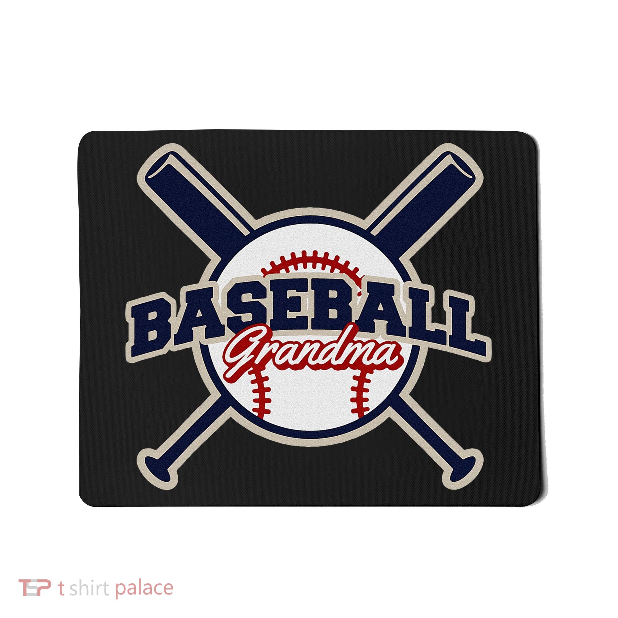 Baseball Grandma Baseball Mousepad