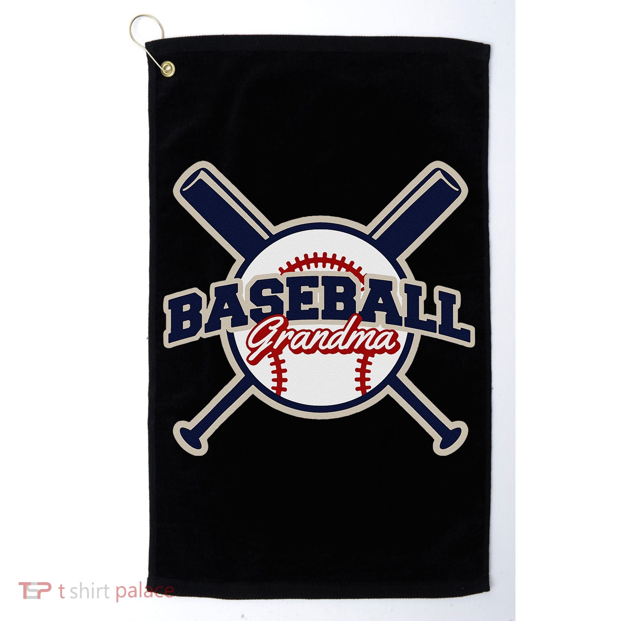 Baseball Grandma Baseball Golf Towel