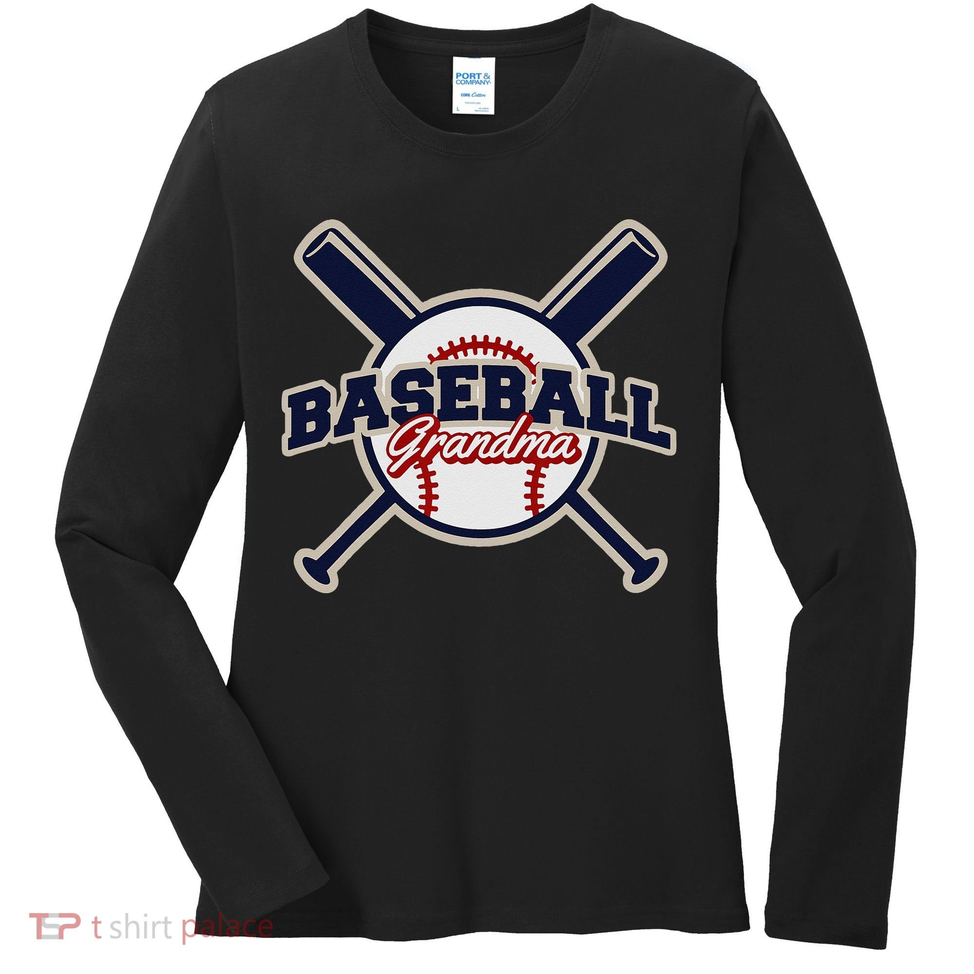 Baseball Grandma Baseball Women's Long Sleeve Shirt