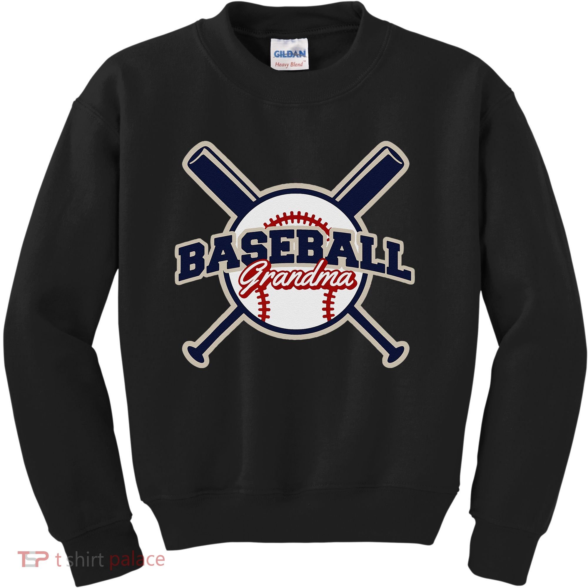 Baseball Grandma Baseball Kids Sweatshirt
