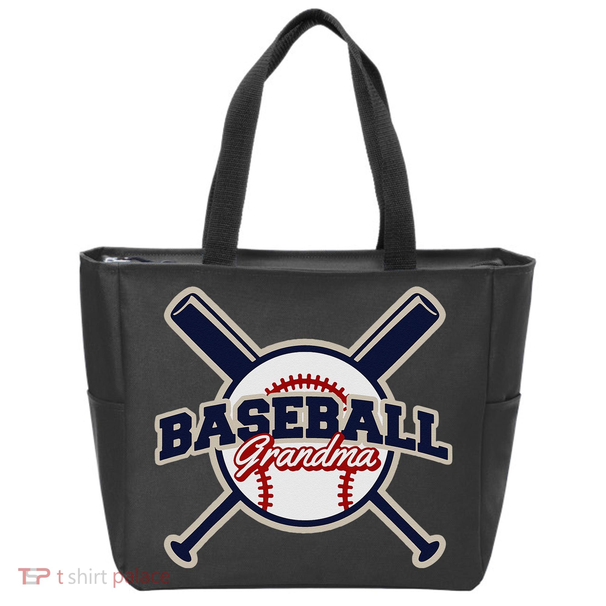 Baseball Grandma Baseball Tote Bag