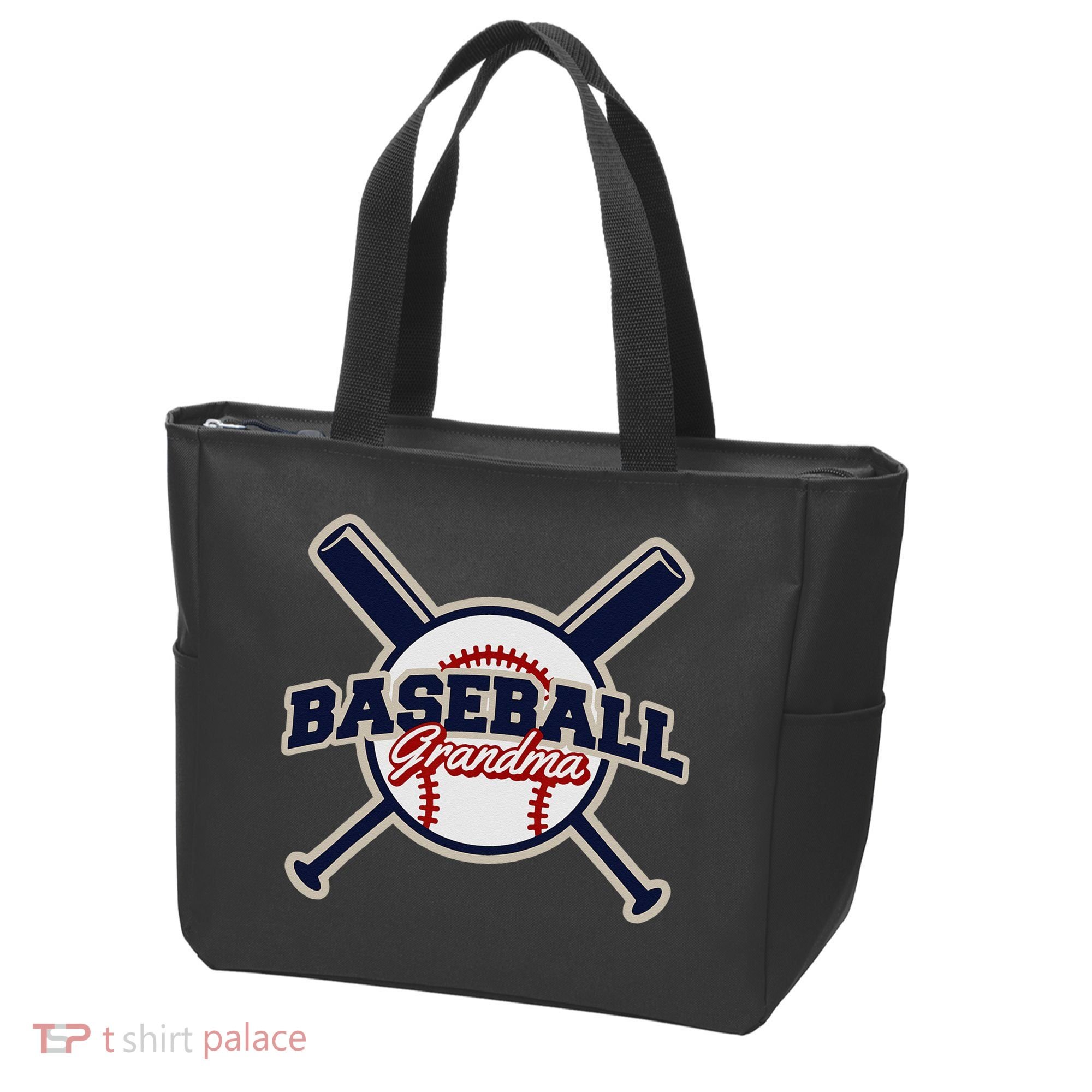 Baseball Grandma Baseball Tote Bag