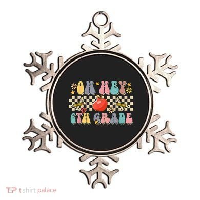 Boho Groovy Back To School Oh Hey 6Th Grade Sixth Grade Great Gift Ornament