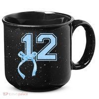 Birthday Girl Blue Coquette Bow 12 Year Old 15oz Campfire Ceramic Mug thumb 0