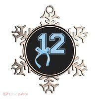 Birthday Girl Blue Coquette Bow 12 Year Old Ornament thumb 0