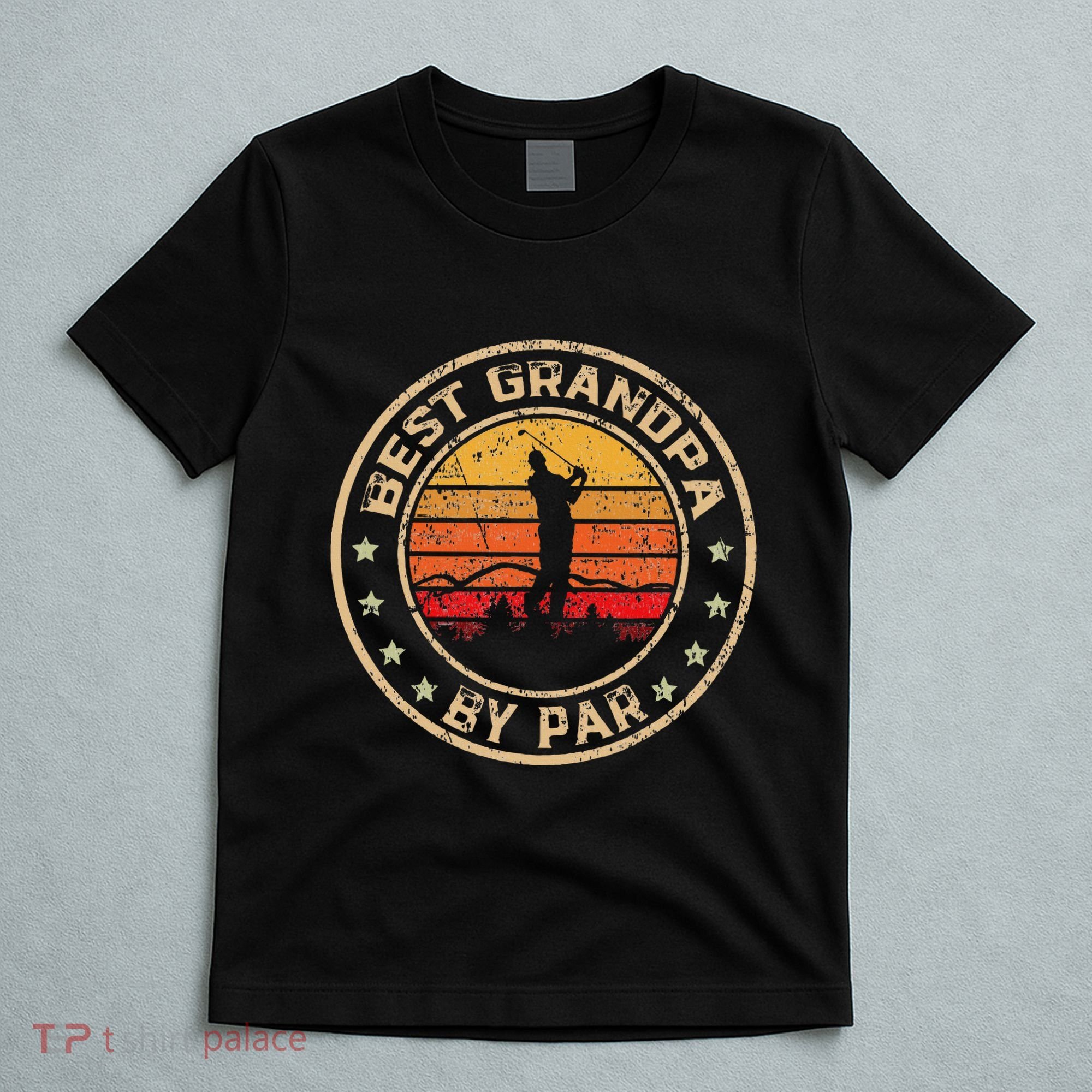 Best Grandpa By Par FatherS Day Golf Golfing T-Shirt