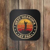 Best Grandpa By Par FatherS Day Golf Golfing Coaster thumb 0