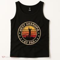 Best Grandpa By Par FatherS Day Golf Golfing Tank Top thumb 2