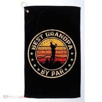 Best Grandpa By Par FatherS Day Golf Golfing Golf Towel thumb 0