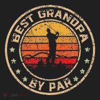 Best Grandpa By Par FatherS Day Golf Golfing Golf Towel thumb 3
