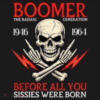 Boomer Generation Badass Before All You Sissies 1946 1964 Women's Tank Top thumb 5