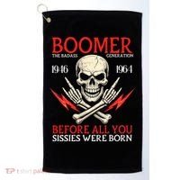 Boomer Generation Badass Before All You Sissies 1946 1964 Golf Towel thumb 0