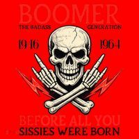 Boomer Generation Badass Before All You Sissies 1946 1964 Santa Hat thumb 1