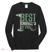 Best Grandpa By Par Father's Day Golf Grandad Golfing Gift Tall Long Sleeve Shirt thumb 0
