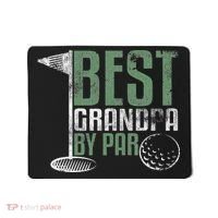 Best Grandpa By Par Father's Day Golf Grandad Golfing Gift Mousepad thumb 0