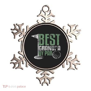 Best Grandpa By Par Father's Day Golf Grandad Golfing Gift Ornament
