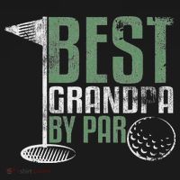 Best Grandpa By Par Father's Day Golf Grandad Golfing Gift Tall Sweatshirt thumb 2