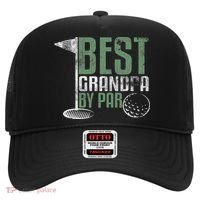 Best Grandpa By Par Father's Day Golf Grandad Golfing Gift Hat thumb 0