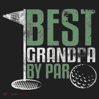 Best Grandpa By Par Father's Day Golf Grandad Golfing Gift Hat thumb 2