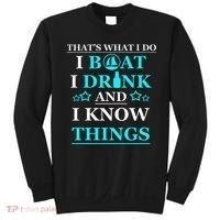 Boating Gifts Boat Owner Men Sailing Funny Drinking Gift Sweatshirt thumb 0