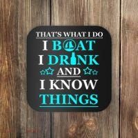 Boating Gifts Boat Owner Men Sailing Funny Drinking Gift Coaster thumb 0