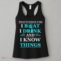Boating Gifts Boat Owner Men Sailing Funny Drinking Gift Women's Tank Top thumb 3