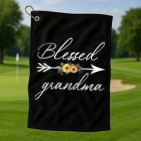 Blessed Grandma Golf Towel thumb 1