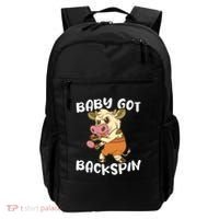 Baby Got Backspin Table Tennis Funny Ping Pong Backpack thumb 0