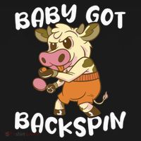 Baby Got Backspin Table Tennis Funny Ping Pong Backpack thumb 2