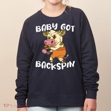 Baby Got Backspin Table Tennis Funny Ping Pong Women's Sweatshirt