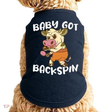 Baby Got Backspin Table Tennis Funny Ping Pong Doggie Tank