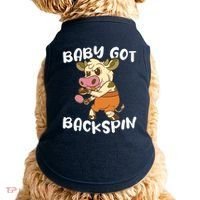 Baby Got Backspin Table Tennis Funny Ping Pong Doggie Tank thumb 0