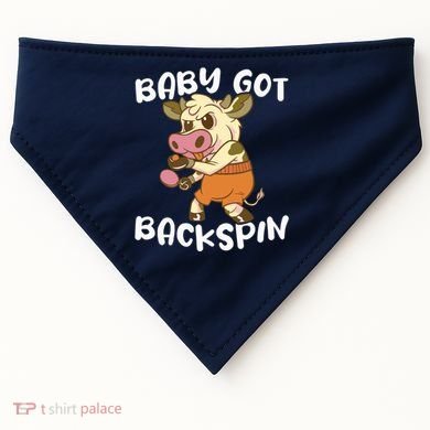 Baby Got Backspin Table Tennis Funny Ping Pong USA-Made Doggie Bandana
