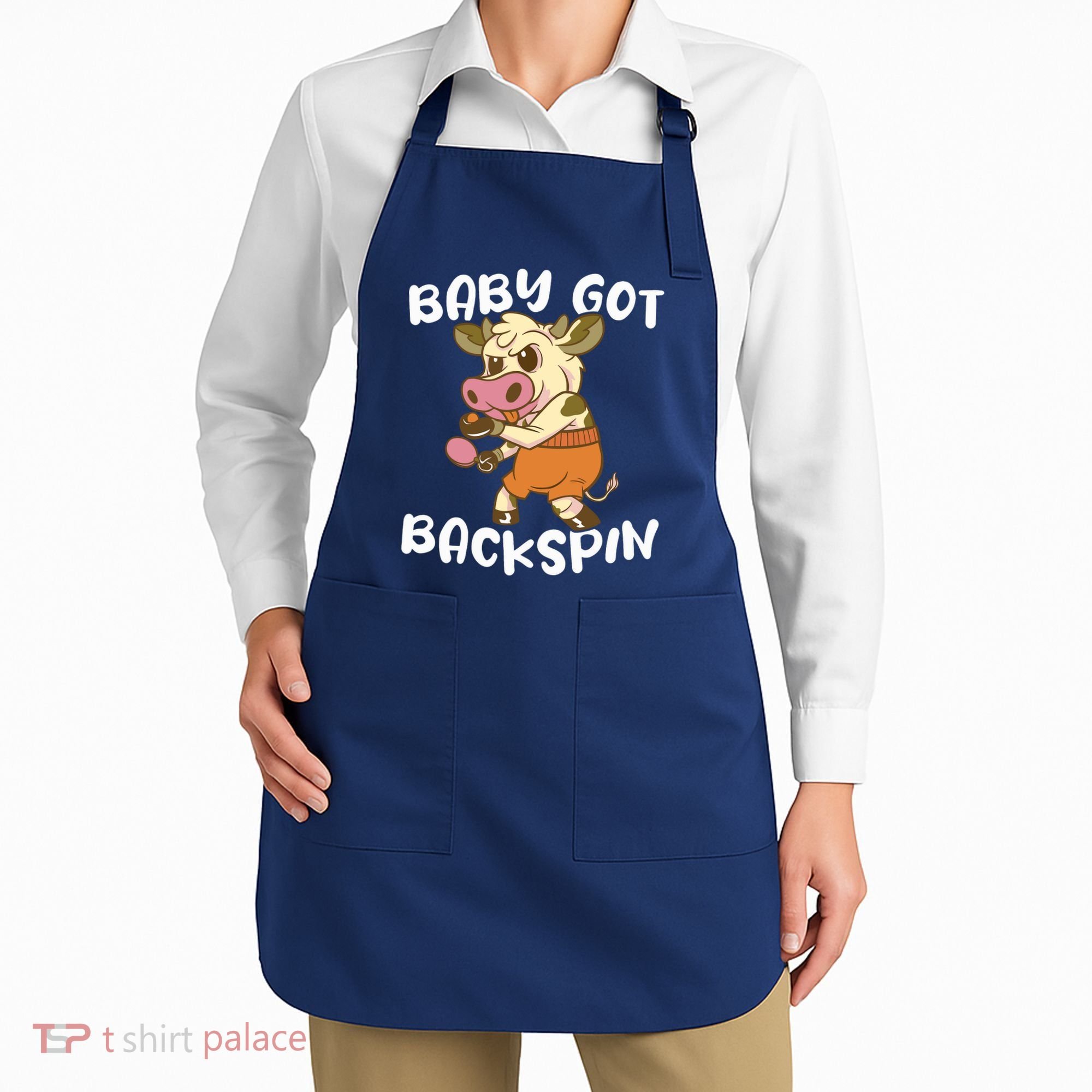 Baby Got Backspin Table Tennis Funny Ping Pong Apron
