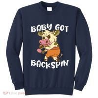 Baby Got Backspin Table Tennis Funny Ping Pong Sweatshirt thumb 0