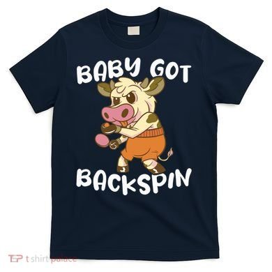 Baby Got Backspin Table Tennis Funny Ping Pong T-Shirt