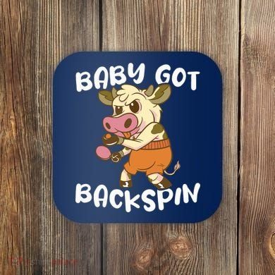 Baby Got Backspin Table Tennis Funny Ping Pong Coaster