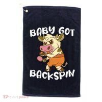 Baby Got Backspin Table Tennis Funny Ping Pong Golf Towel thumb 0